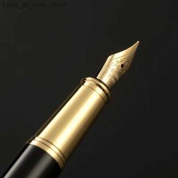 Vulpennen luxe hoge kwaliteit Metalen vulpennen Relatiegeschenk Inktzak Pen voor Kalligrafie Praktijk kantoorbenodigdheden schoolbenodigdheden Q240315