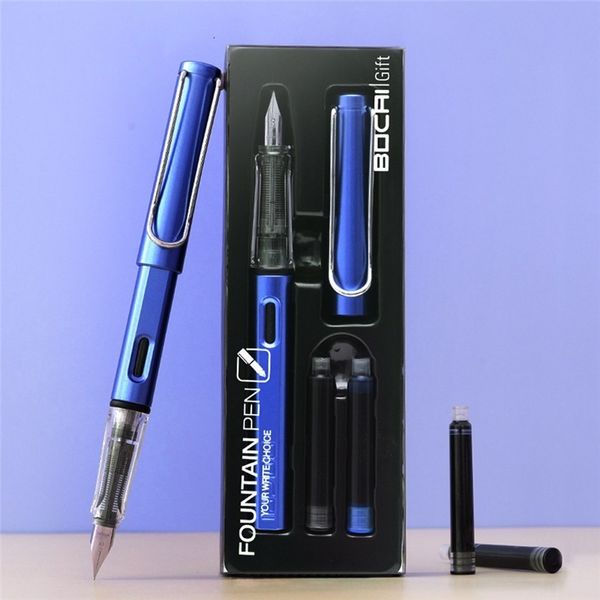 Stylos plume luxe haute qualité stylo ensemble diverses couleurs étudiant bureau pour l'école écriture papeterie fournitures encre 230707