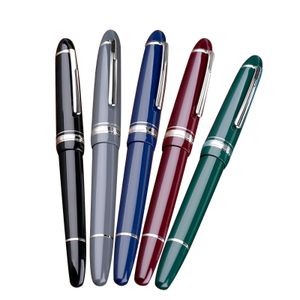 Vulpennen Majohn P136 pen metalen koperen zuiger 0.4EF 0.5 F Penpunten school kantoor student schrijven geschenken pennen 221122