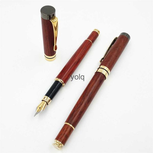 Fountain Pens Redwood Iridium Pen Maestros Creativos Día de regalo Graduación de estudiante Grabado H240407