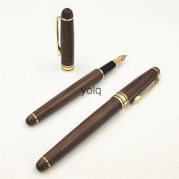 Fountain Pens Walnut Iridium Pen Redwood Gift Batch Gravure H240407