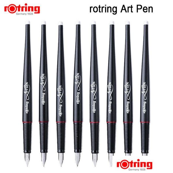 Plumas estilográficas al por mayor Rotring Art Pen Sketch Professional Ding Ef FM B1.1mm1.5mm1.9mm2.m 1 pieza Y200709 Drop Delivery Office Scho Otd2S