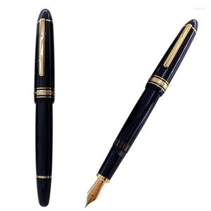 Fountain Pennen Yong Sheng 629 Pen 14K Gold Iridium EF/F/Bent Nib Resin Ink Pnes Stationery Office School Schrijfstudenten X'mas Gifts