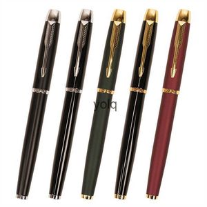 Fountain Pens Yongsheng 9168 Pen Sharp Art Bend Precious Pearl Business Practice Mathe Matte Black Red and Green H240407