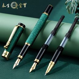 Stylos plume Yongsheng stylo plume trois pièces coffret cadeau calligraphie adulte entreprise 230707