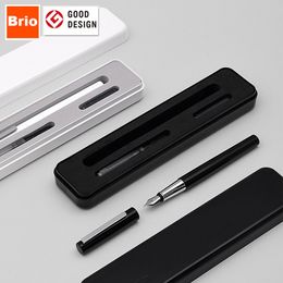 Stylos plume YOUPIN BRIO Pen 03mm EF Nib acier inoxydable Métal Encrage pour l'écriture Signature 230608