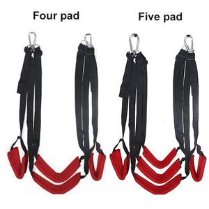 Cuatro y cinco almohadillas, columpio sexual suave, muebles sexuales, fetiche, Bondage, juego para adultos, asiento, almohadilla para la pierna, juguetes sexuales colgantes, parejas, coqueteo, BDSM 240130