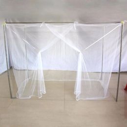 Quatre post Corner Student Canopy Bed Mosquito Net Moustiquaire Cauvet White Netting Queen King Twin Twin