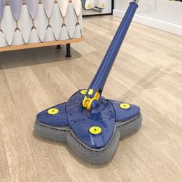 Clover 360 de cuatro hojas 360 Cleaning Mop y paredes Limpieza de la herramienta de cepillo telescópico de techo doméstico