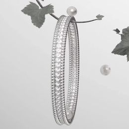 925 zilveren armband klavertje vier armband ontwerper voor vrouw T0P kwaliteit ingelegd kristal met de hoogste tegenkwaliteit ontwerper 003