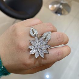 vier blad klaverring natuurlijke schaal edelsteen 925 zilver voor vrouw ontwerper T0p hoogste teller geavanceerde materialen klassieke stijl sieraden premium geschenken 014