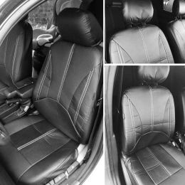 Four Seasons PU Leather Seat Covers Set Set Automobile Seat Protector Universal