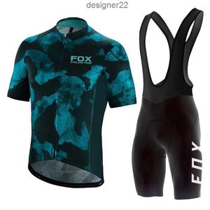 Fox Cycling Team définit des vêtements de cyclisme d'été pour hommes, maillot de vélo, kit de vélo vtt, tenue abbigliamento ciclismo 2022 estivo