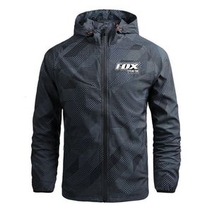 FOX Cycling Team Veste de moto coupe-vent pour hommes Vestes de cyclisme de descente VTT Vêtements de vélo respirants Maillot de vélo de montagne 240318