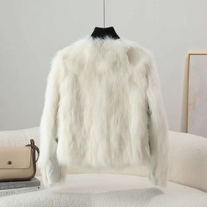 Fox Grass – manteau de fourrure intégré pour femmes, court, amincissant et réduisant le vieillissement, pour jeunes, nouvelle collection hiver 2023, 628907