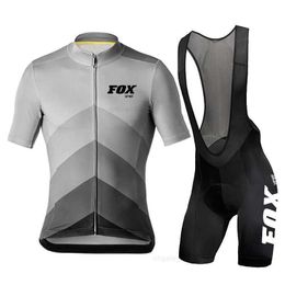 FOX HPWF-Kit completo de Ciclismo para Hombre, ropa de Ciclismo de verano, Maillot de Ciclismo para Hombre, conjunto de ropa de Ciclismo profesional
