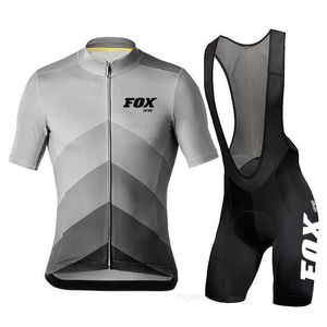 FOX HPWF Heren compleet zomerfietspakket Fietskleding Maillot Ciclismo Hombre Mtb Outfit Pro Bike Jersey Cycluskleding Set