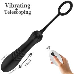 Fox Plug Super puissant vibrateur vaginal féminin fétiche réaliste gode mais jouet sexuel pour hommes sangles pour mari et femme jouets 240130