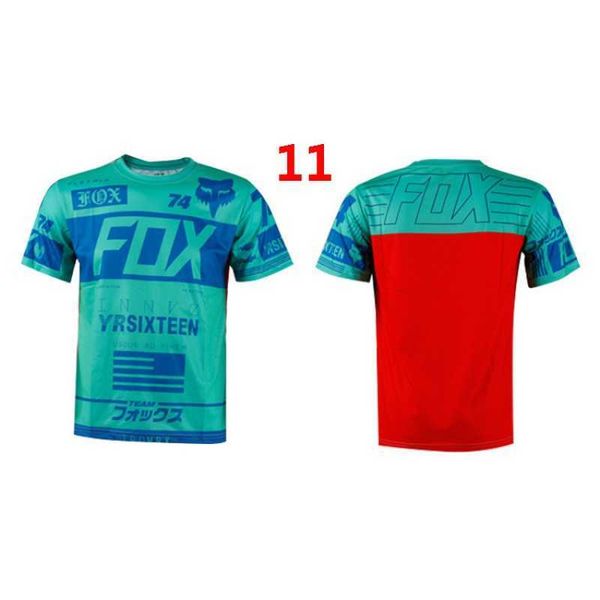 Fox Racing Shirts 2023 T-shirts masculins Cross Country Country Claises sèches Addition Véroïne de montagne Riding à manches courtes Motorcycle de moto 937