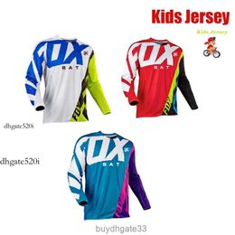 Fox Racing Shirts Koy0 Heren T-shirts Kinderen Off Road Racing bergafwaarts Jersey Bicycle Camiseta Motorfiets Motocross T-shirt Bat Fox Mtb Enduro