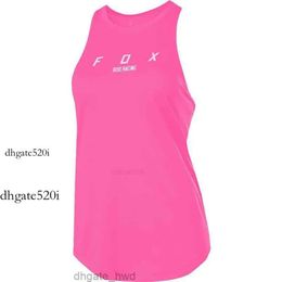 Fox Racing Women T -shirt Fox Ride racing vrouwen fietsende basislaag Zomer mouwloze fiets jersey roze mountainbike vest kleding dame Down