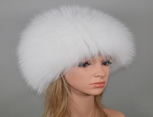 Fox Women Good Elastic Winter Natural Real Outdoor Bur Beanies Hat Warm Soft Echte Fox Fur Cap Girls Real Fox Fur Bomber Hats4574630