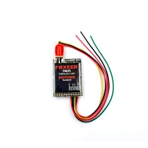 Foxeer TM25 Switcher 5.8GHz DC7-24V 40CH 25/200/600mW Verstelbare Video Zender Switcher Voor Rc Helicopter / Rc Drone Onderdelen