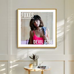 Foxes All I Need Music Album Cover Poster Canvas Art Print Home Decor Wall Painting (pas de cadre)