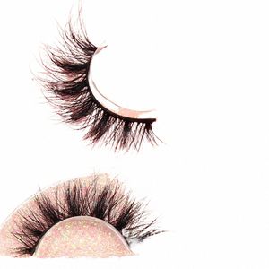 Foxesji Maquillage Mink Les Fluffy Soft Full Faux Eyeles Épais Faux Eyeles Wi L Extensi Naturel 3D Eye Mink Les b2qw #