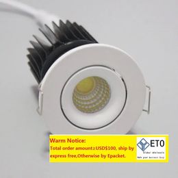 Foyer Living Sitting Inbouw Micro Downlights Miniatuur Kleine verstelbare buitenplafond Mini 5W LED Downlight Cob Dimable Down 3363287