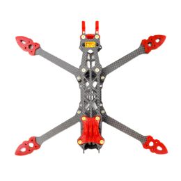 Cadre en Fiber de carbone pour Machine de traversée FPV MK4, cadre de quadrirotor à Transmission numérique analogique de 5 pouces pour pièces de drones volants fantaisie
