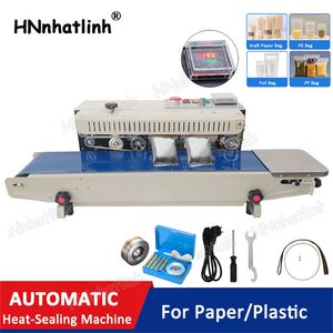 FR-900 Automatische continue filmafdichtingsmachine Plastic zakpakket Machine Expanded Food Band Sealer