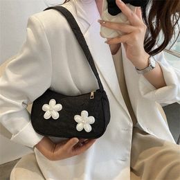 fr casual bakken tassen elegante vrouwen onderarm tas dames fi schouderbeurs lolita bloemen geplooide tas ontwerper handtassen i3yy#