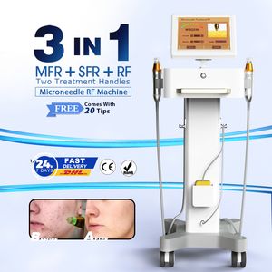 Machine RF fractionnée à micro-aiguilles SFR MFR RF, technologie de micro-aiguilletage, élimination des rides du visage, raffermissement de la peau, rajeunissement, anti-âge