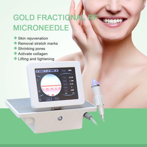 Aiguilles fractionnaires de machine de Microneedling de RF machines de serrage de peau pour le retrait de rides de visage soins de la peau Microneedle automatique