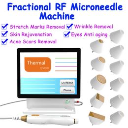La peau fractionnée refait surface anti-vieillissement Microneedle RF lifting des pores serrant la machine RF