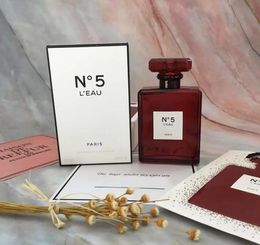 Parfum 100 ml No5 Parfum Eau De Parfum 3,4 Fl. Oz Odeur longue durée EDP Paris Marque Femme Parfums N5 Rouge Jaune Édition Bouteille Sexy Lady Cologne Spray 70