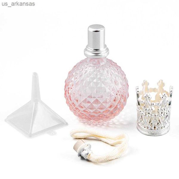 Parfum 100 ml rose catalytique ananas diffuseur de parfum aromathérapie huile bronzage lampe mèche Kit Parfum bouteille en verre brûleur en céramique cadeau L230523