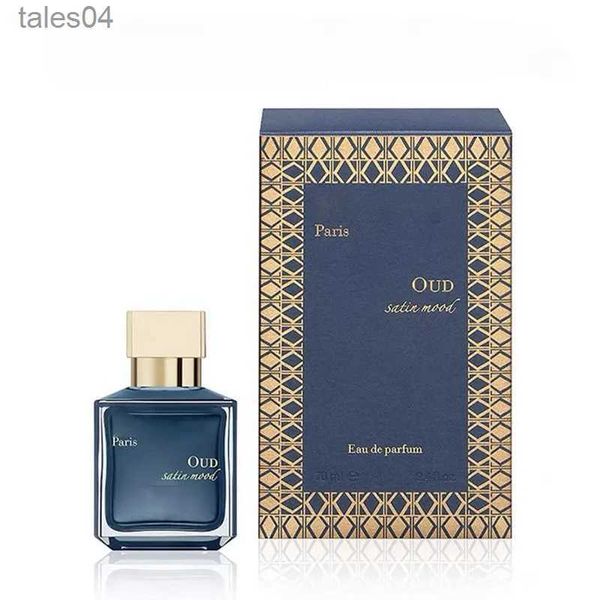 Parfum 2023 Parfum le plus vendu pour hommes et femmes Bouteille en verre Ébène Soie Satin Mood Parfum neutre 70 ml pour hommes YQ240224