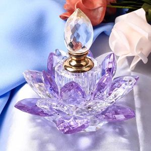 Parfum 5 ml Crystal Lotus Spray Atomizer Perfume Bouchage Bouteille Conteneur en gros Perfume Essence de voyage Y240503