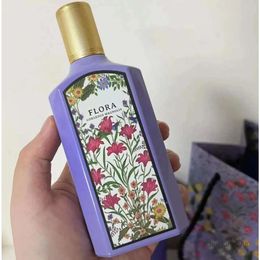Fragrância flora lindo perfume gardênia magnólia jasmim 100ml feminino parfum cheiro duradouro senhora menina perfumes flor floral 9x5x