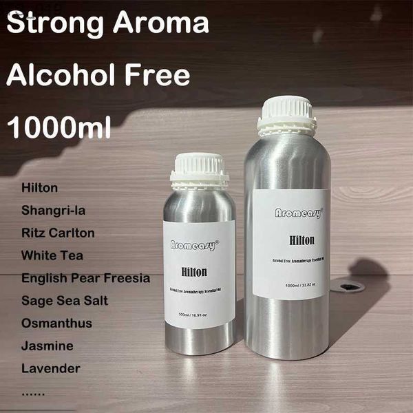 Fragancia Hotel Series 500 ml/1000 ml sin alcohol aromaterapia aceite esencial difusor de aroma atomizador eléctrico humidificador aceite de repuesto