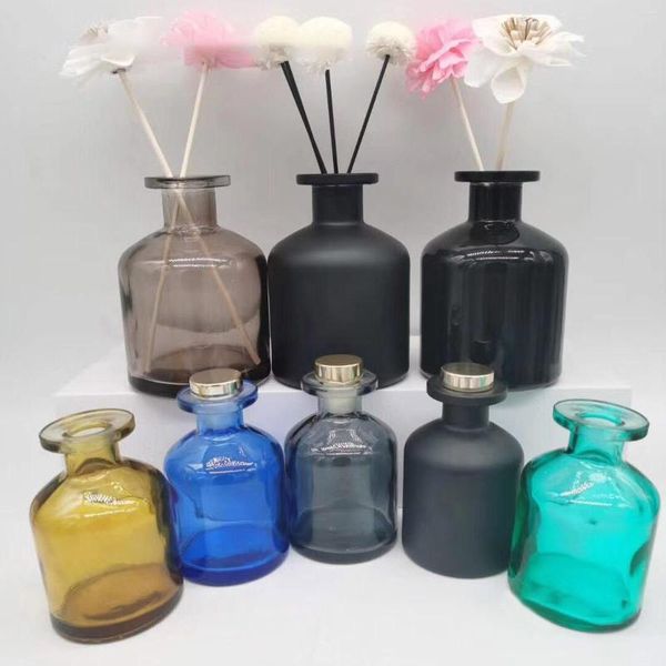 Lampes à parfum 50 ml/100 ml bouteilles vides peuvent utiliser des bâtons de rotin purifiant l'air diffuseur d'arôme ensemble huile essentielle pour bureau de chambre