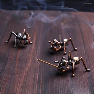 Geurlampen Ant koper wierook houder houder houder plaat stick kegels home decor decoraties
