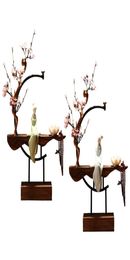 Lámparas de fragancia Quemador de incienso de reflujo Soporte de cascada Yoga Aroma Censer Ornament2622026