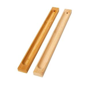 Lampes à parfum Ligne de bambou Brûleur d'encens Porte-bâton en bois Base de bobine de bois de santal Décoration de la maison Drop Delivery Décor de jardin Fragranc Dhhoz