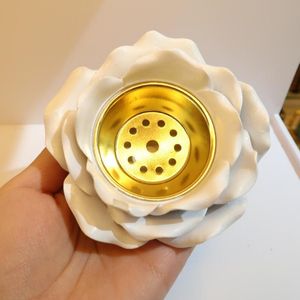 Lampade profumate Porta bastoncini di incenso in ceramica Mini incensiere per bruciatore di fiori in Medio Oriente arabo Uso nella sala da tè dell'ufficio