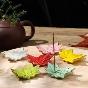 Geurlampen Creative Home Wierook Wierookvat Plug Maple Branders Houder Keramisch