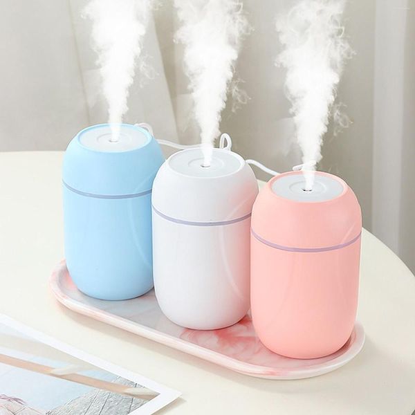 Lampes à parfum Humidificateur USB de bureau Nano Spray Lumière colorée Durée de vie de la batterie Silencieux Voiture Accueil Instrument de réapprovisionnement en eau