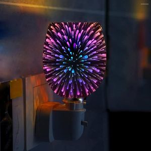 Geurlampen Elektrische was Warmer 3D Glass Plug-In Smelt Warmers Oil Burner voor Geur Smelts Decor Home Office